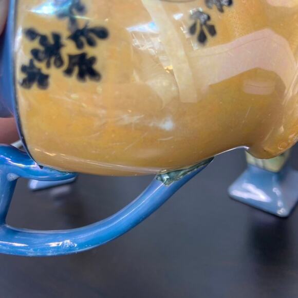 Vintage Japanese 3pc Lusterware Kitchen Set - Picture 5 of 9